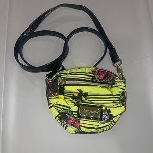 Betsey Johnson neon mini crossbody